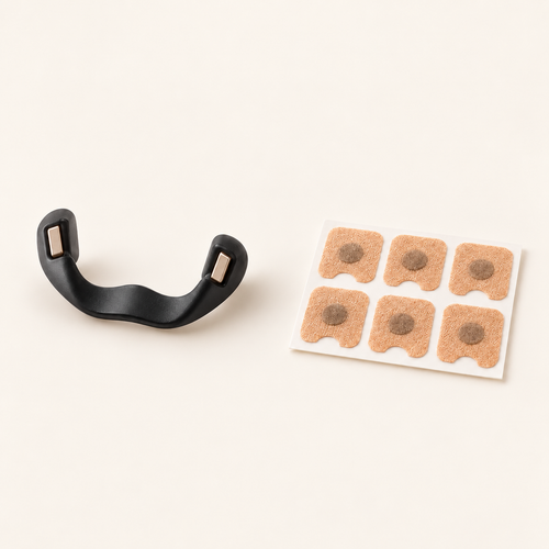 Lunera Neusclip & Navulplakkers – Set · zwart · 90 vierkante plakkers