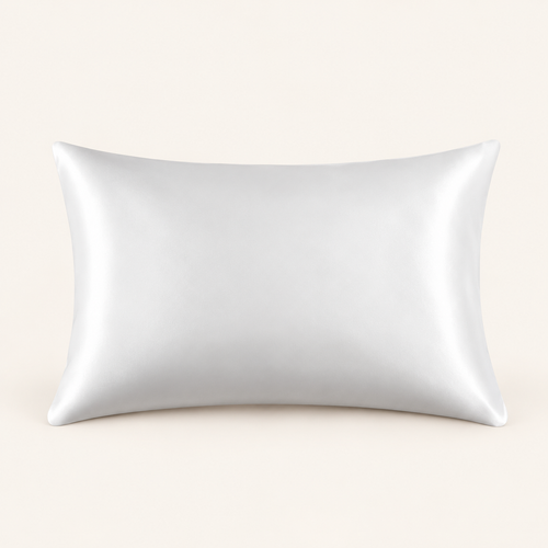 Lunera Satijnen Kussensloop – Wit / 51 × 76 cm